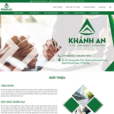 Khánh An - Tư vấn pháp luật doanh nghiệp Việt Nam