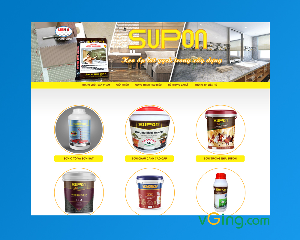 Lưu ý khi thiết kế website bán sơn