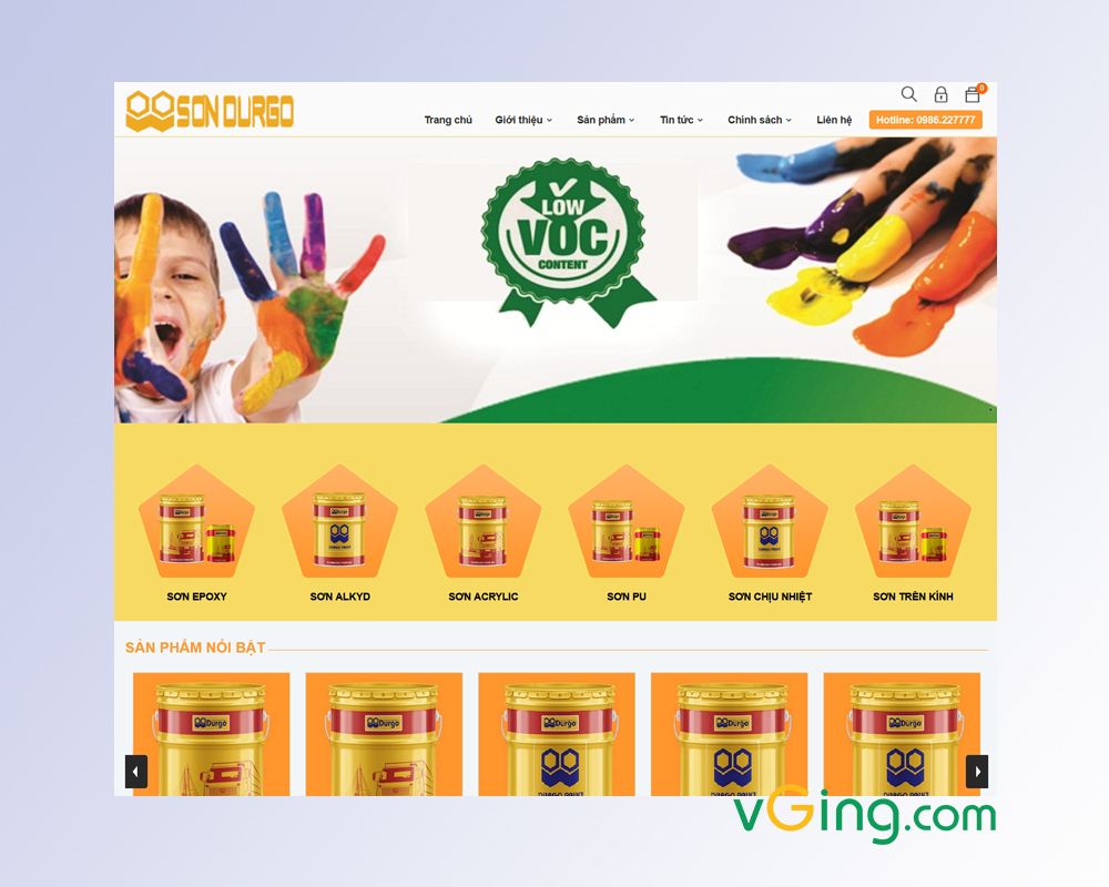 Tại sao nên chọn VGING thiết kế website bán sơn